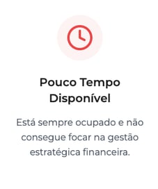 Você investe continuamente, mas não percebe resultados financeiros claros.