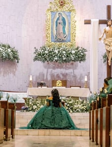 quinceañera fotografia en catedral mexicali