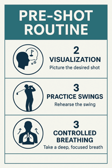infographic on pre-shot routine