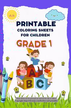free printable coloring sheets for children