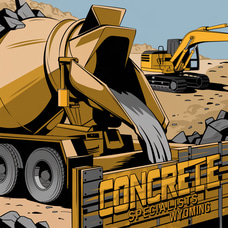 Wyoming Concrete Specialists logo