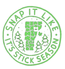 Snap it Like its Stick Season logo