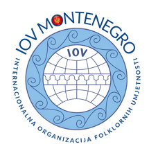 IOV Montenegro je Internacionalna organizacija folklornih umjetnosti logo