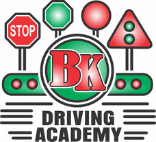 BK DRIVING ACADEMY logo