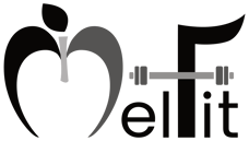 The Logo for MelFit, a client of SquareKey Studio