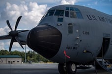 C-130J Hercules at Savanah Air National Guard base, GA 11 Sept 2018. U.S. Air Force Photo by Technical Sgt. Chris Hibben