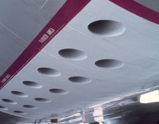 External P-3 NOAA chutes for deploying Airborne Expendable Bathythermographs (AXBT). Photo: NOAA.