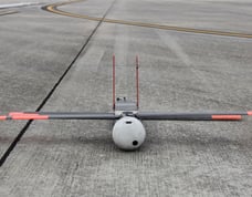 Coyote unfolded sitting on the tarmac after a successful demonstration flight, 2016. Photo by NOAA.