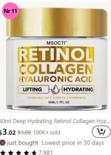 E-commerce company "Temu" most sold "Facial care" products  nr 11 (week 48)
