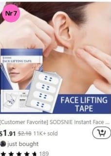E-commerce company "Temu" most sold "Facial care" products  nr 7 (week 48)