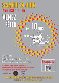 10 ans de la Bier'ouette Amboise samedi 14 juin 2025