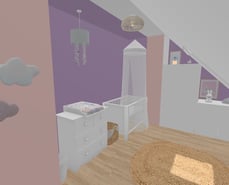 Projection 3D, vue coté sommeil