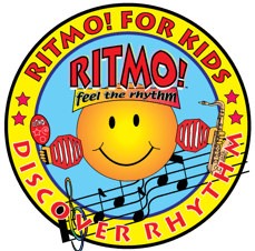 Ritmo! for Kids logo - interactive drumming experience created by Maestro Bobby Ramirez Miami Fl