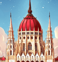 Childrens Book, Best Tales of Hungary, Parliment