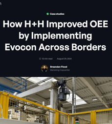 Example of an article - H+H Case Study (Evocon)