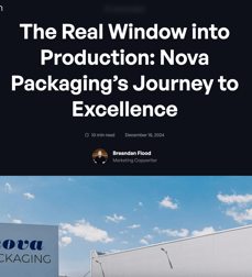 Example of an article - Nova Packaging Case Study (Evocon)