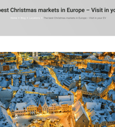Example of an article - Best Christmas Markets in Europe (Beast)
