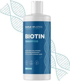 Rosemary and Biotin Shampoo for Thinning Hair - Vegan Volumizing Shampoo for Fine Hair with Argan an