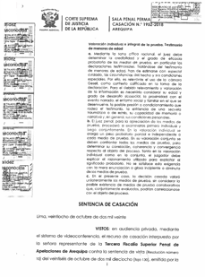 CASACION 1952-2018/MARCO CONTRERAS FL