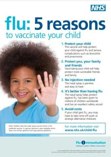 immunisation promotional poster