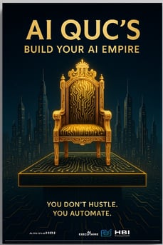 Digital cover image of the eBook titled "Build Your AI Empire: Dominate Business and Marketing with Artificial Intelligence."