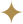 Gold four-point star