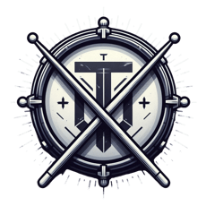 Joaninho drummer logo