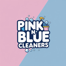 Pink N Blue Cleaners logo