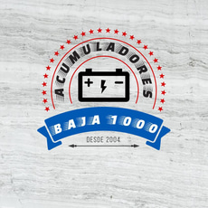 Acumuladores Baja 1000 logo