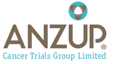 ANZUP logo, urogenital and prostate cancer research, clinical trials in Australia and New Zealand