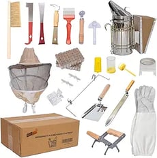 a variety of tools and tools for a beehive