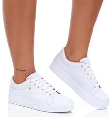 Tenis Feminino Casual Original Estilo Shoes - Branco