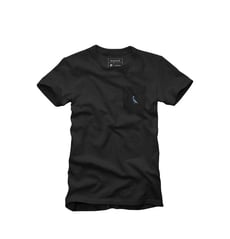 Camiseta Reserva Com Bolso Masculina - Preto