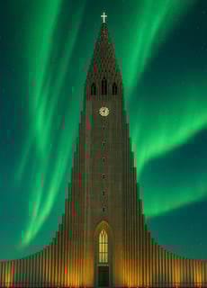 Hallgrimskirkja, Reykjavik, Iceland