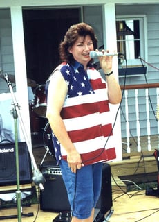 Tina sings in 2000