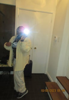 Digital camera mirror selfie