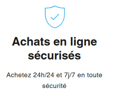 Achat en ligne sécurisés 