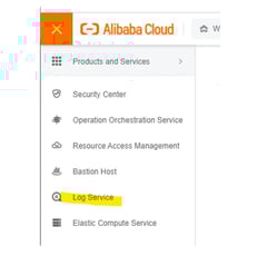 Alibaba Log Service deployment for ECS