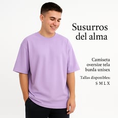 oversize camiseta tela burda