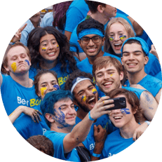 Lovetteers take a selfie during Beer Bike