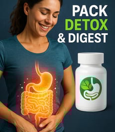 Suplemento alimentario detox y digestion