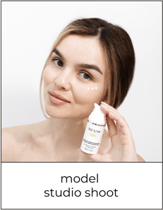 model studio shoot