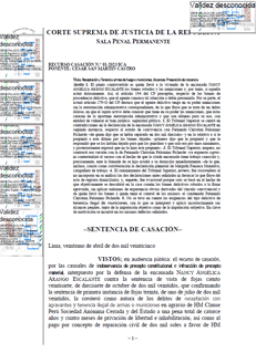 CASACION/MARCO CONTRERAS FL