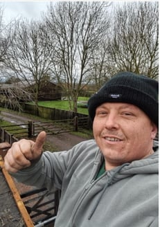 a picture of the owner of hiltons rubbish removals