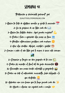 Listado de Tareas Propuestas para Motivación y Crecimiento Personal