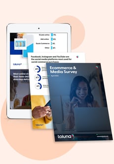 a tablet and a tablet with a magazine cover