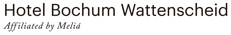 Hotel Bochum Wattenscheid Logo - Sponsor der TV Wattenscheid 01