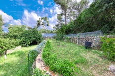 Potager verdoyant d'une maison de maître à Marseille, mis en valeur par un photographe immobilier à Toulon.