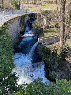 Le moulin à eau de Nant