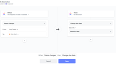 ClickUp Automation Status On Hold & Due Date Example